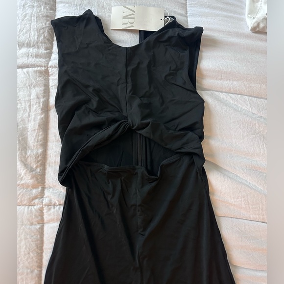 NWT Zara Black Cutout Jumpsuit - Picture 2 of 4